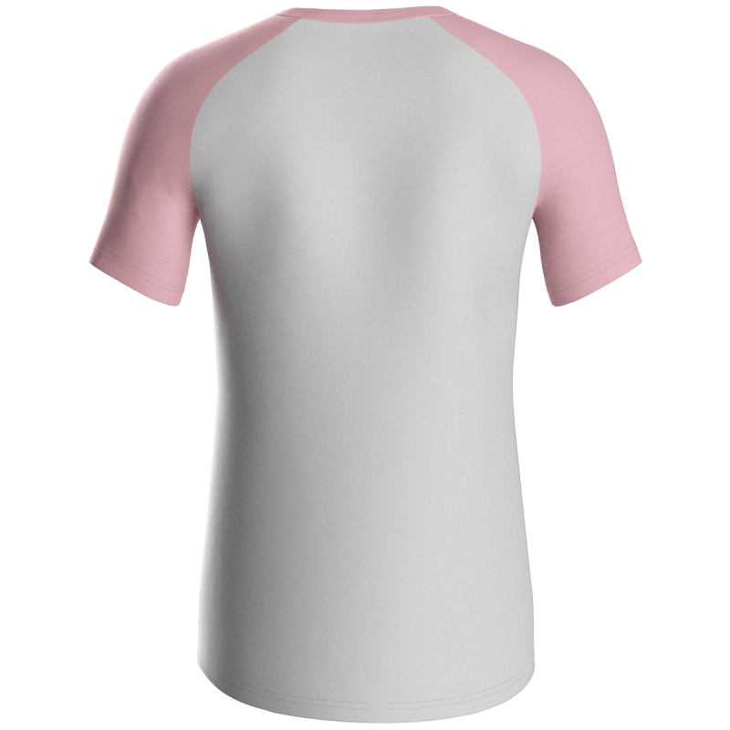 Jako  T-Shirt Iconic soft grey/dusky pink/anthra light