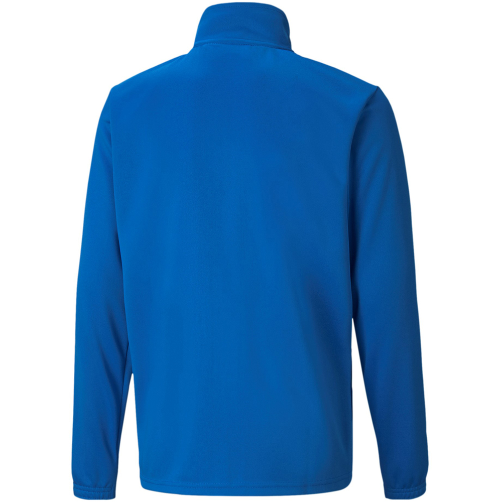 Puma Kinder Polyester Trainingsjacke teamRISE blau-weiß