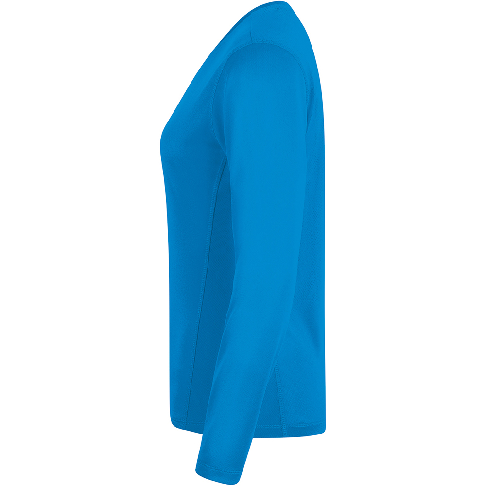 Jako Damen Longsleeve Run 2.0 blau