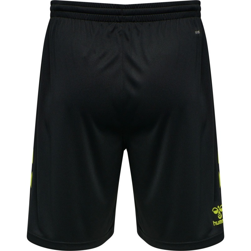 Hummel Hmlcore XK Poly Shorts black/lime popsicle