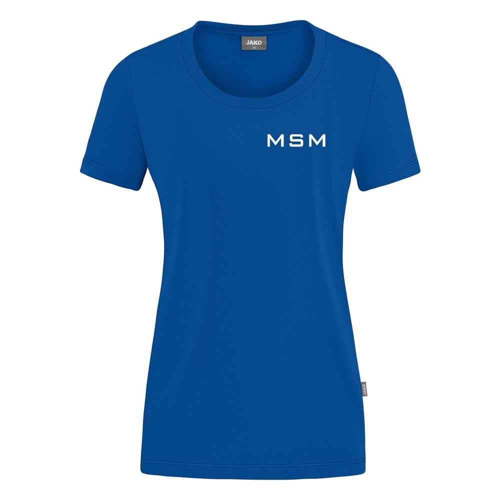 MSM Damen T- Shirt Organic Stretch royal