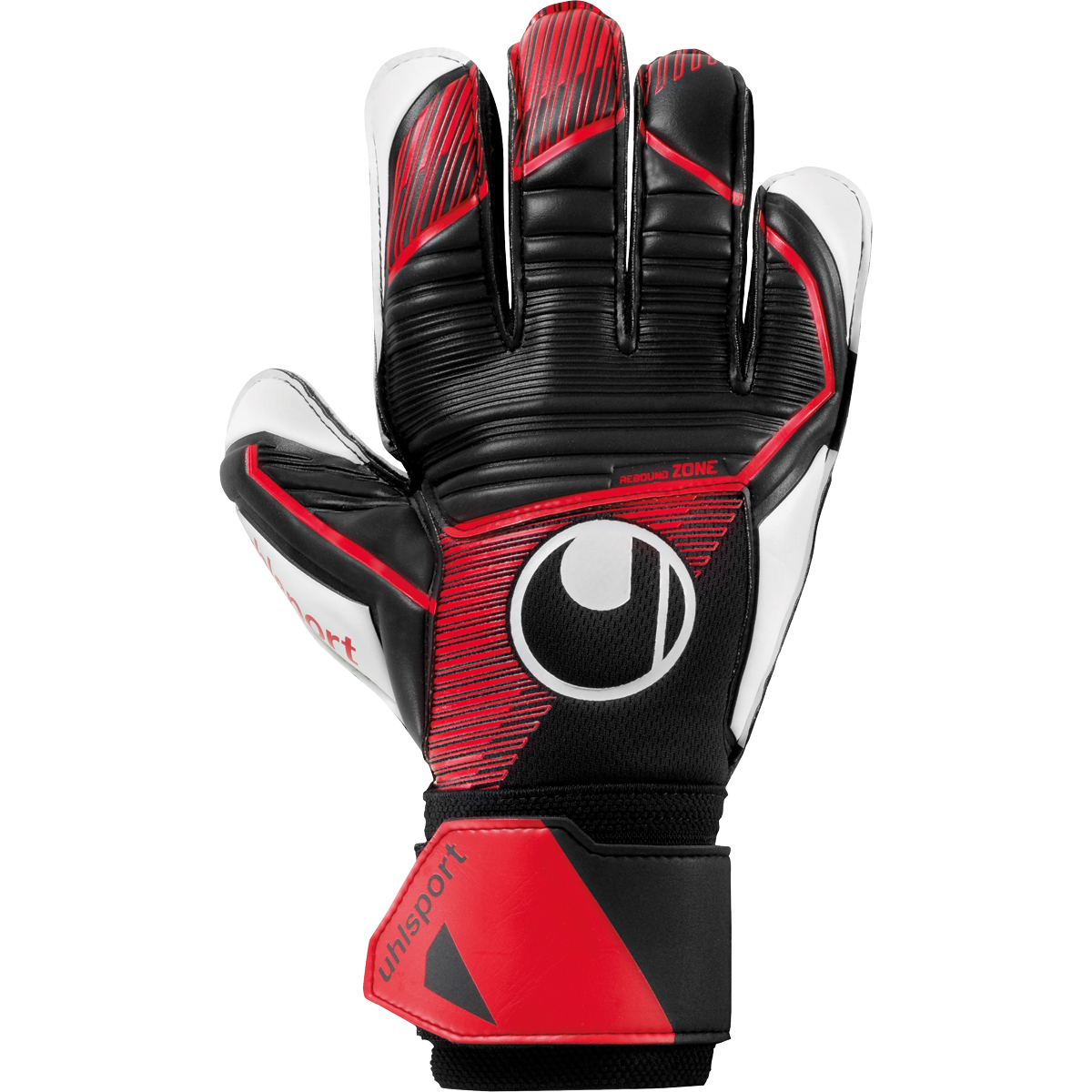 uhlsport Torwarthandschuh Powerline Soft Pro schwarz/rot/weiß