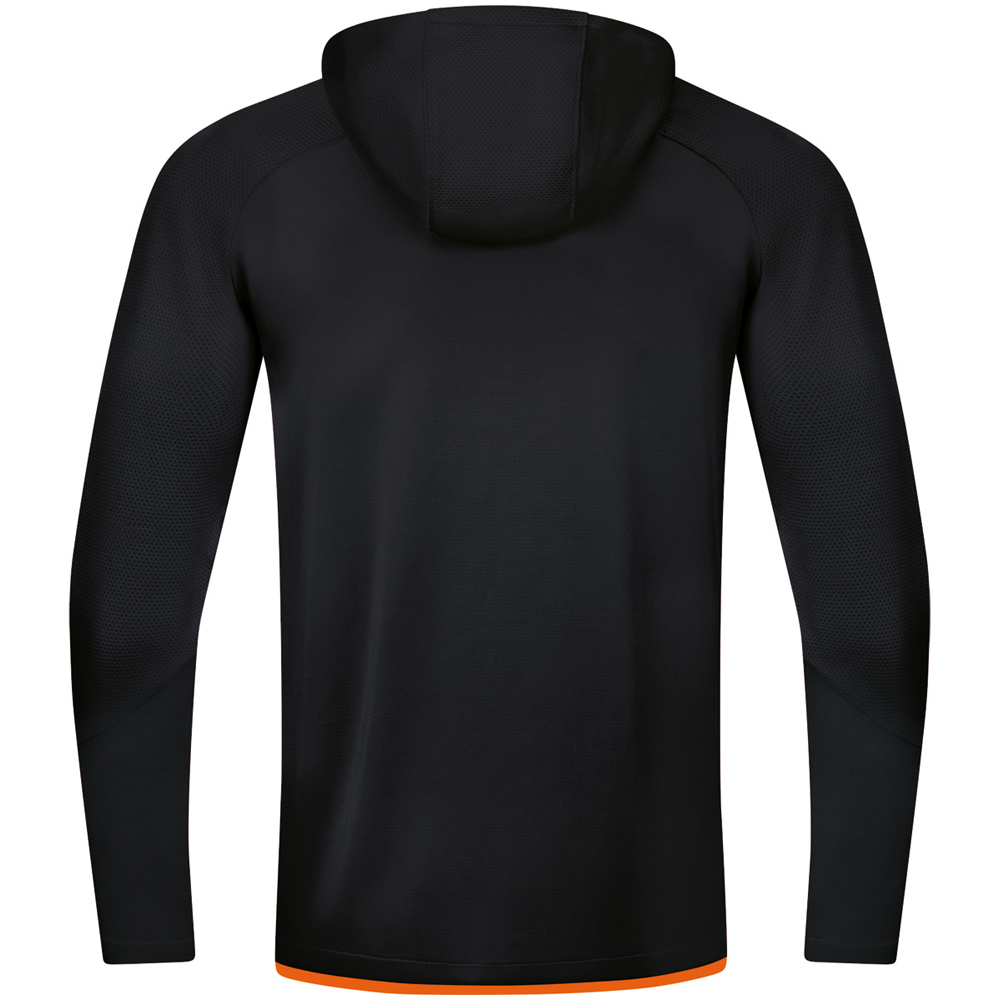 Jako Herren Trainingsjacke Kapuze Challenge schwarz-orange