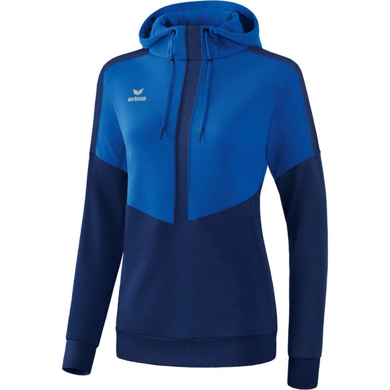 Erima Damen Hoodie Squad blau