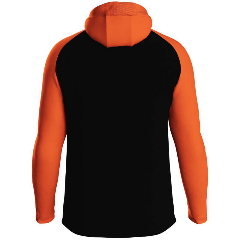 Jako  Kapuzenjacke Iconic  schwarz/neonorange