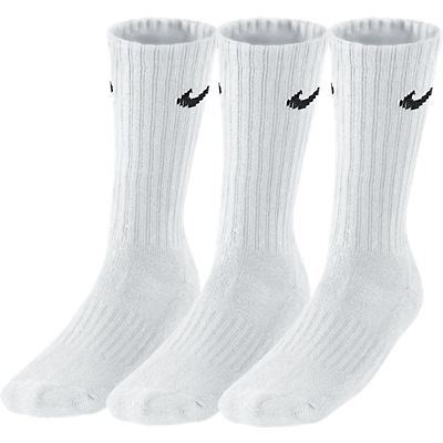 Nike 3er Pack Value Crew Sportsocken weiß