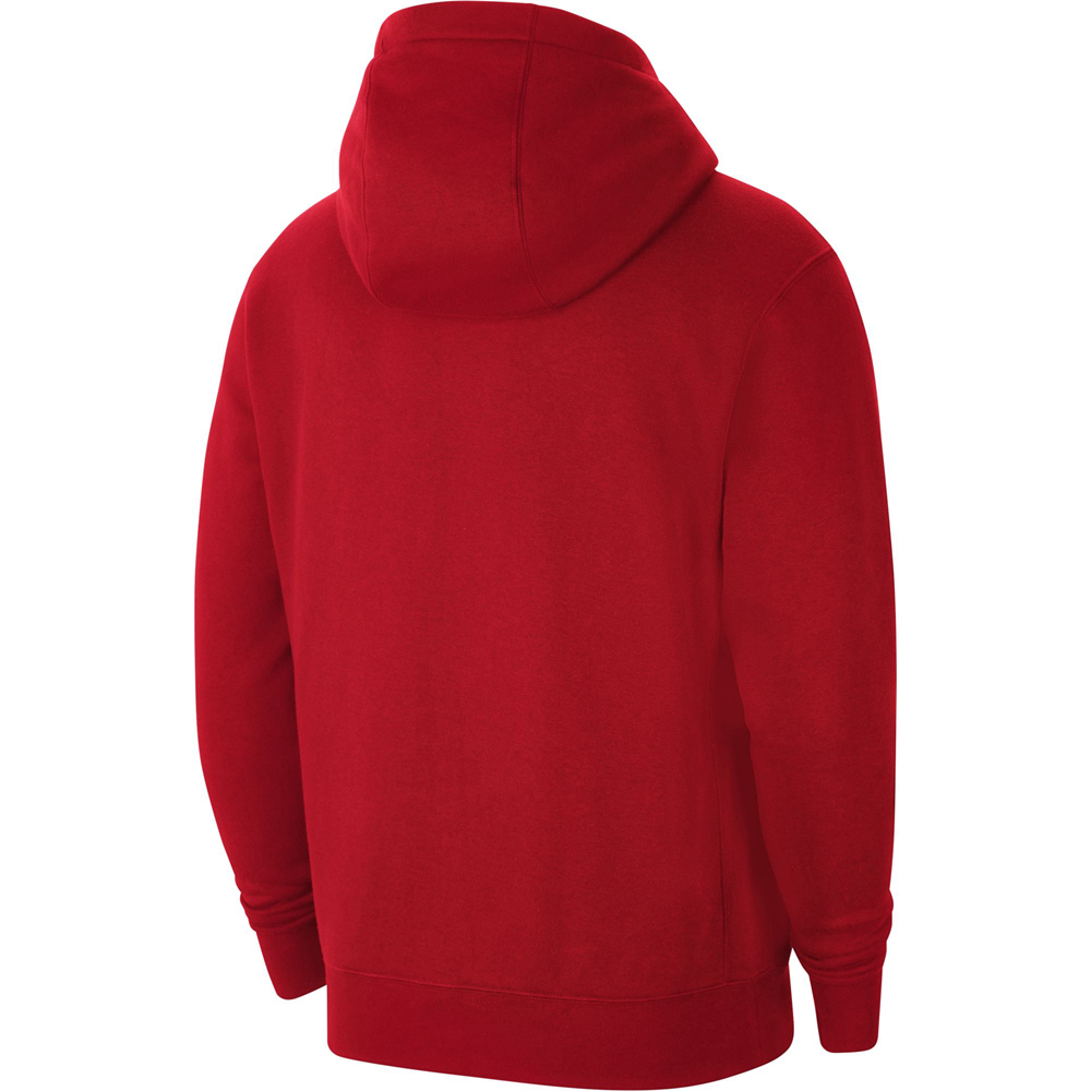 Nike Herren Full Zip Fleece Hoodie Park 20 rot-weiß