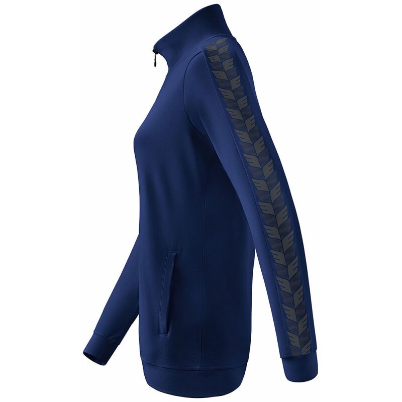 Erima Damen Trainingsjacke Essential Team blau-grau