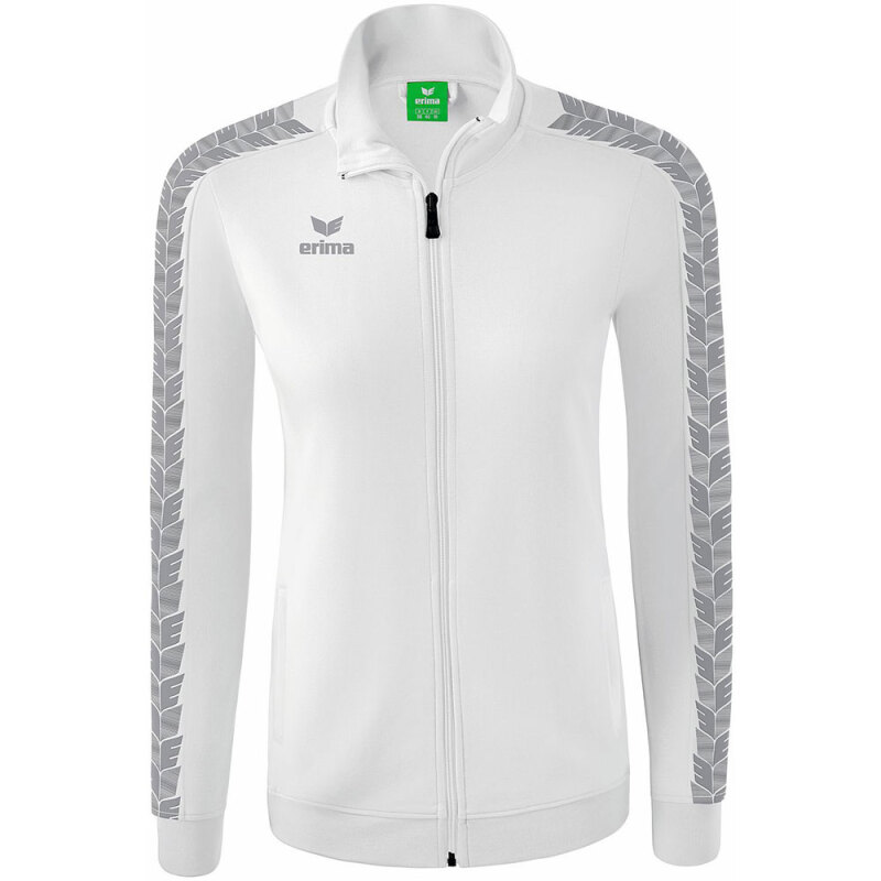 Erima Damen Trainingsjacke Essential Team weiß-grau