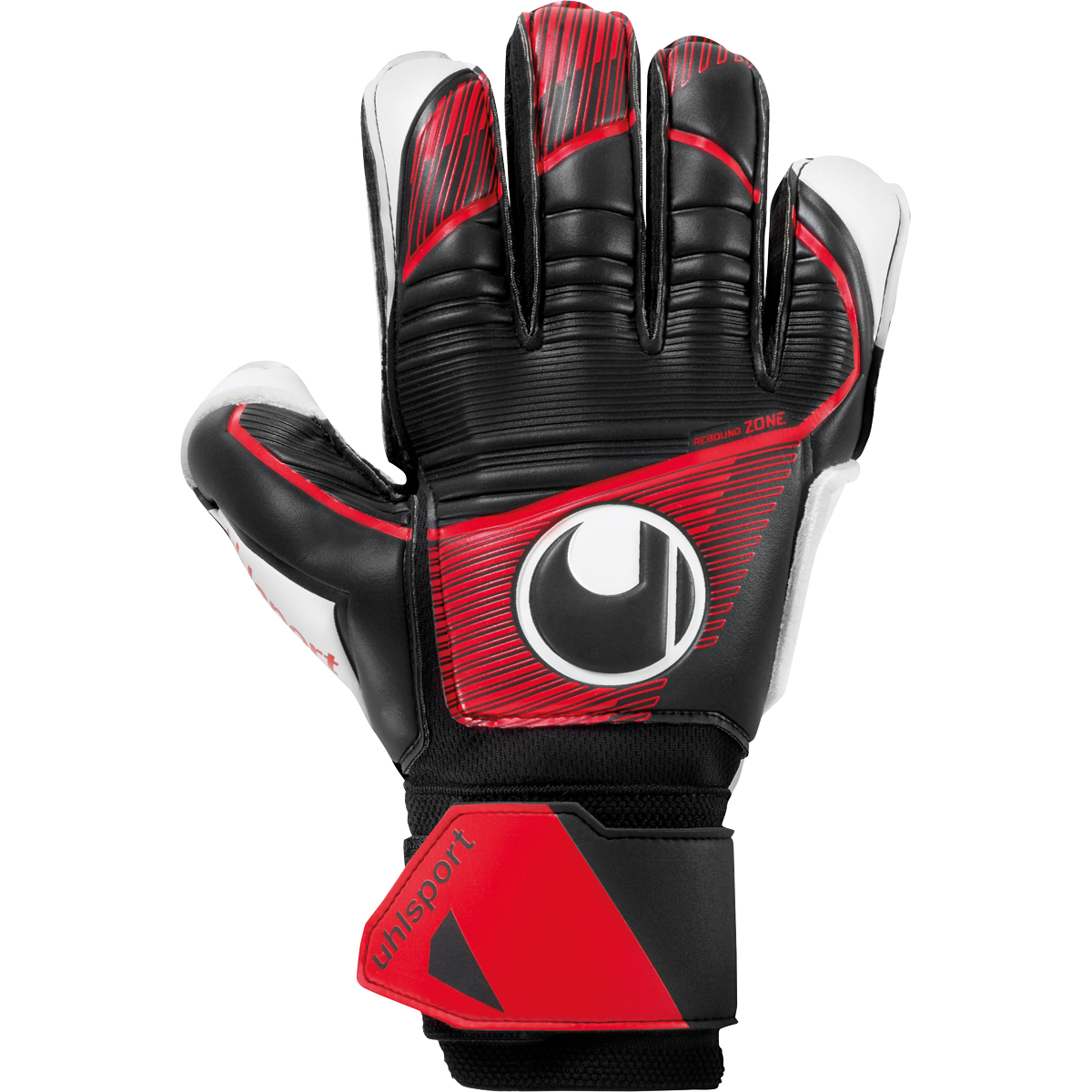 uhlsport Torwarthandschuh Powerline Soft Flex Frame schwarz/rot/weiß