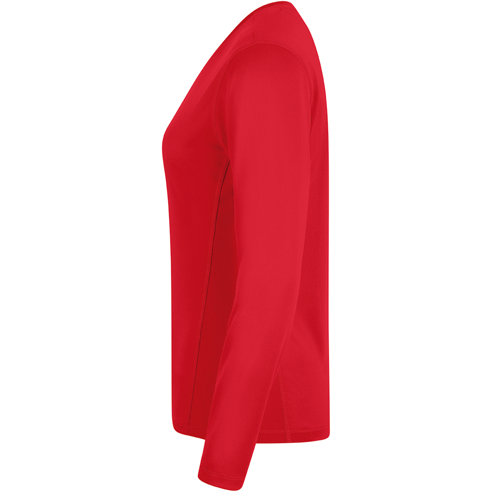 Jako Damen Longsleeve Run 2.0 rot