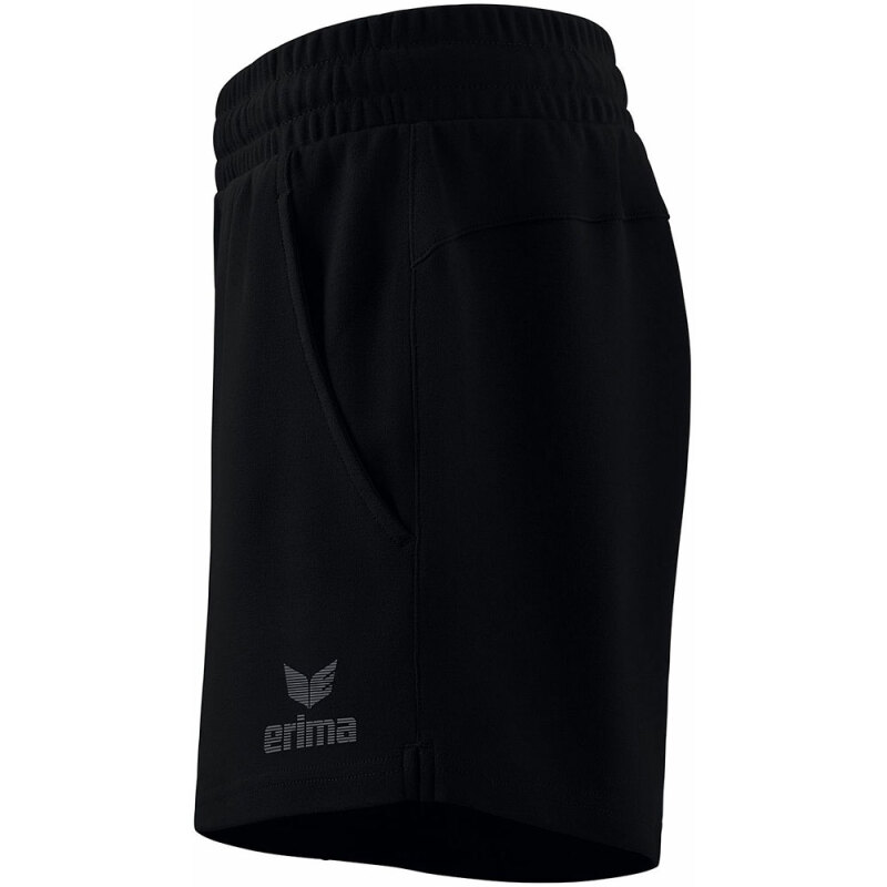 Erima Damen Sweatshorts Essential Team schwarz