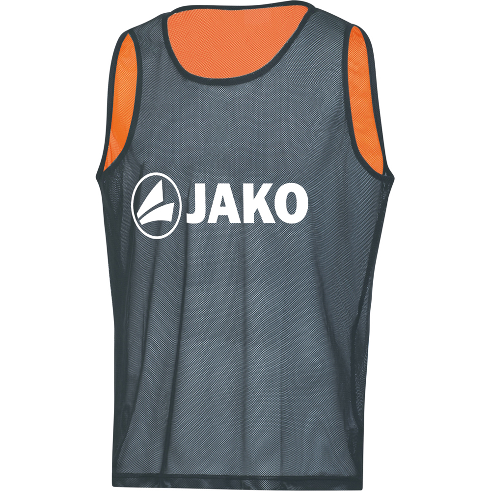 Jako Kennzeichnungshemd Reverse orange-grau