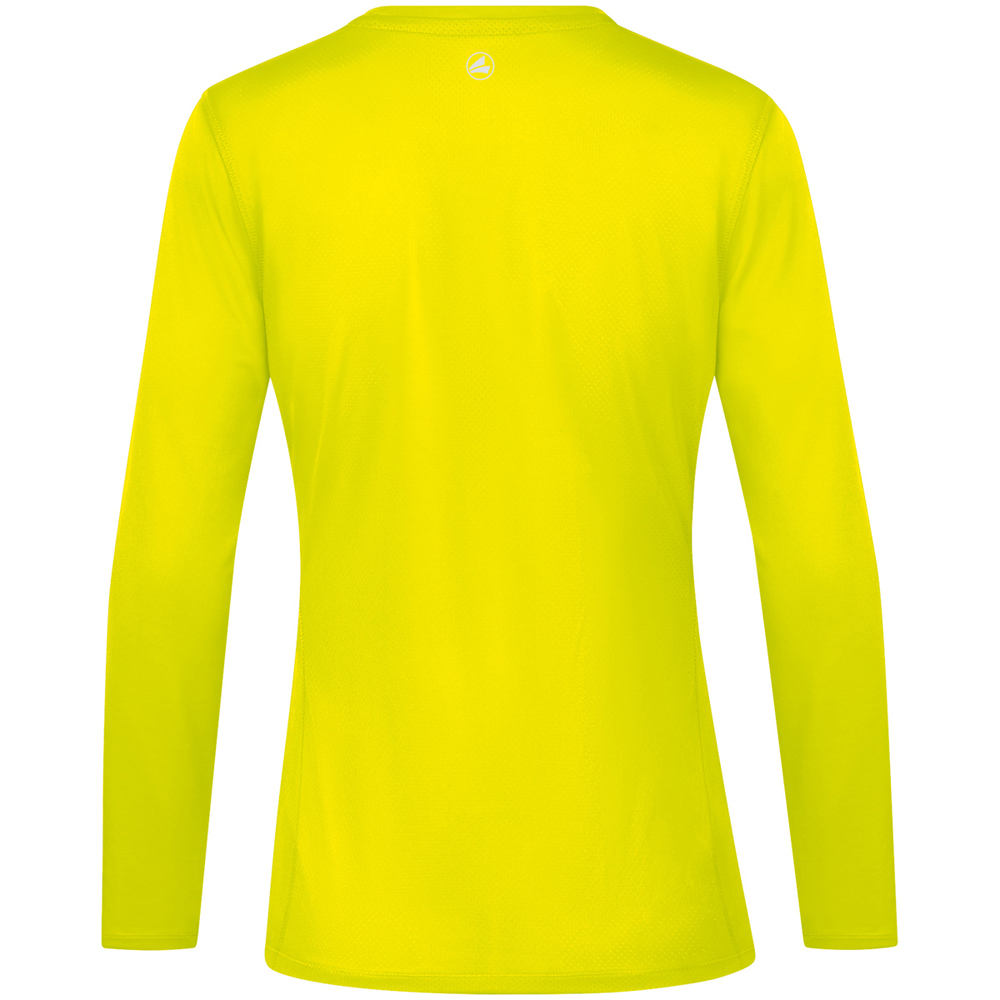 Jako Damen Longsleeve Run 2.0 gelb