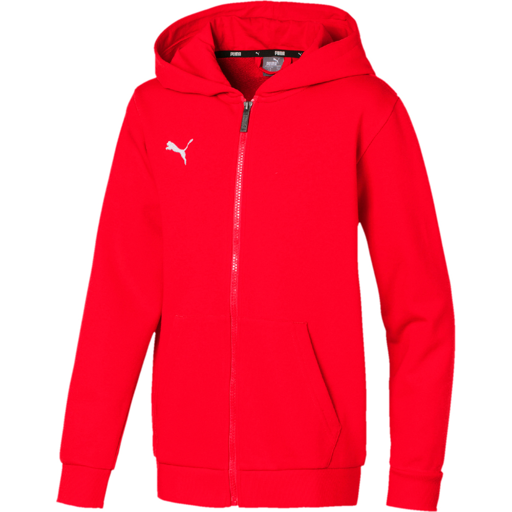 Puma Kinder Zip-Hoodie teamGOAL 23 Casuals rot