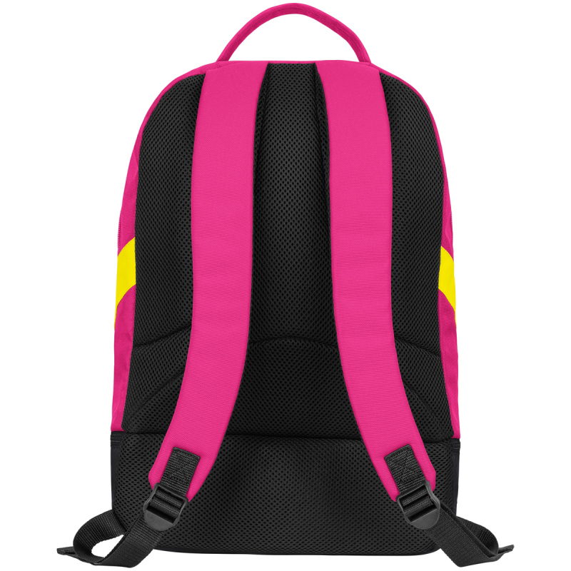 Jako  Rucksack Iconic pink/schwarz/neongelb