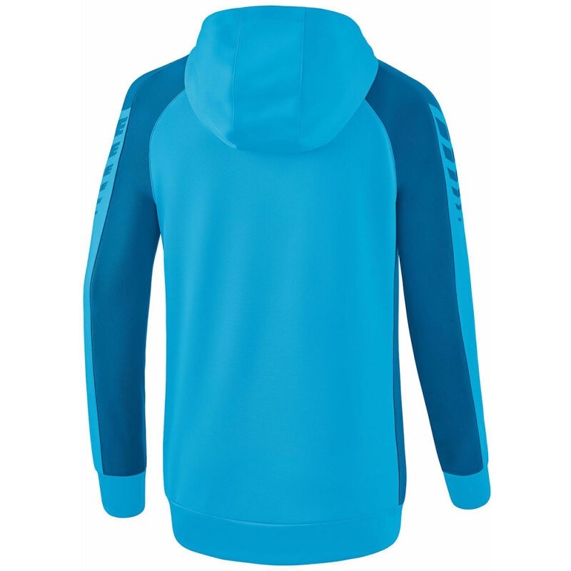 Erima Damen Trainingsjacke mit Kapuze Six Wings blau