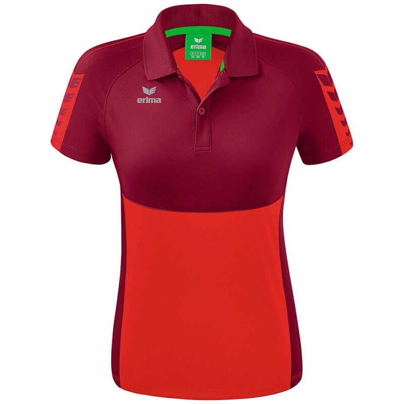 Erima Damen Polo Shirt Six Wings rot