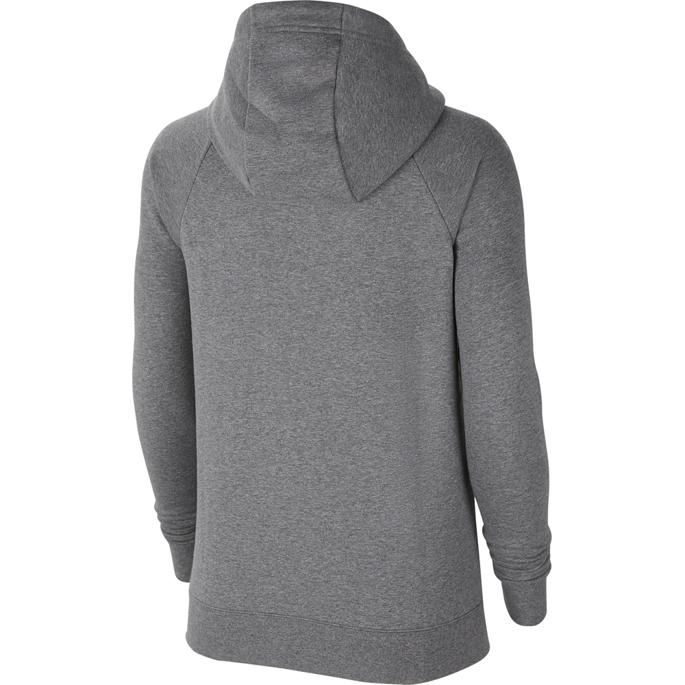 Nike Damen Full Zip Fleece Hoodie Park 20 grau-weiß