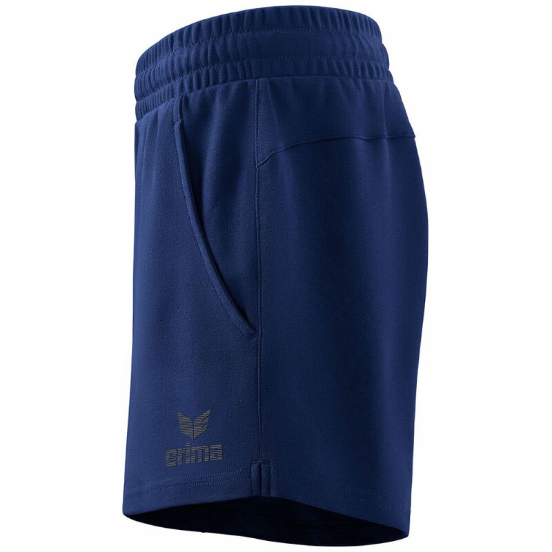 Erima Damen Sweatshorts Essential Team blau