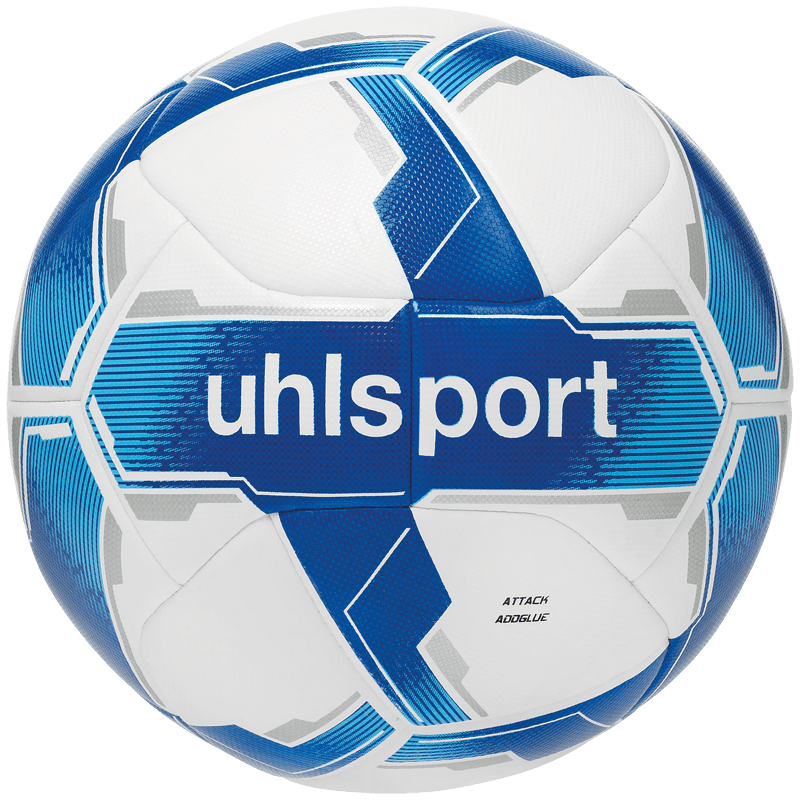 Uhlsport Ballpaket Fußball Attack Addglue weiß/royal/blau inkl. Ballsack | Größe 5